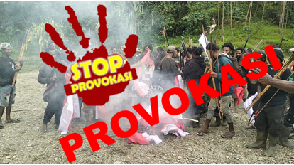 Menolak provokasi Pembakaran bendera Merah Putih oleh TPNPB yang merusak persatuan dan Kesatuan Bangsa Indonesia