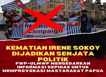 Mewaspadai propaganda oleh kelompok FWP-ULMWP Tentang kematian irene sokoy dan bayinya
