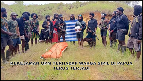 Kekejaman OPM terhadap Warga Sipil di Papua Terus Terjadi