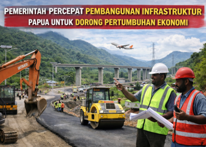Pemerintah Percepat Pembangunan Infrastruktur Papua untuk Dorong Pertumbuhan Ekonomi
