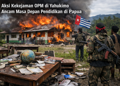 Aksi Kekejaman OPM di Yahukimo Ancam Masa Depan Pendidikan di Papua