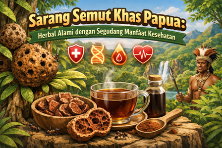 Mengenal Sarang Semut Papua, Tanaman Tradisional yang Kaya Khasiat