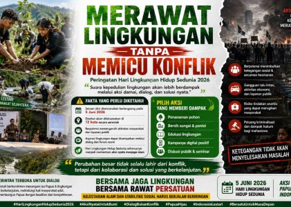 PROVOKASI AJAKAN AKSI UNJUK RASA SERENTAK OLEH KOMITE PUSAT ALIANSI MAHASISWA PAPUA (AMP) DALAM PERINGATAN HARI LINGKUNGAN HIDUP SEDUNIA 2026