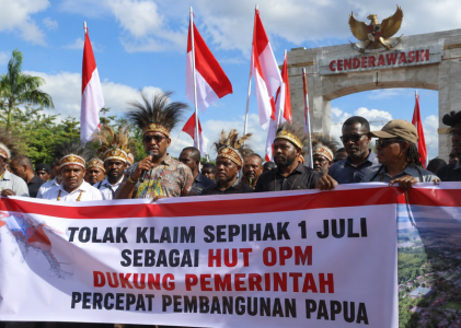 Tolak Klaim Sepihak 1 Juli sebagai HUT OPM, Dukung Pemerintah Percepat Pembangunan Papua